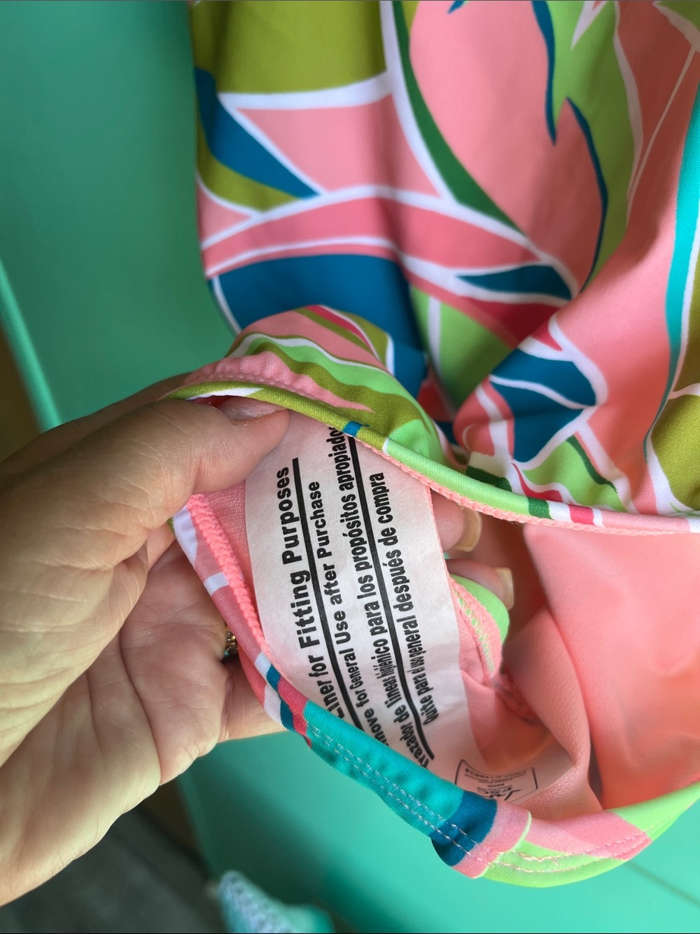 Hurley Tropical Leaf Swimsuit New - Picture 4 of 8